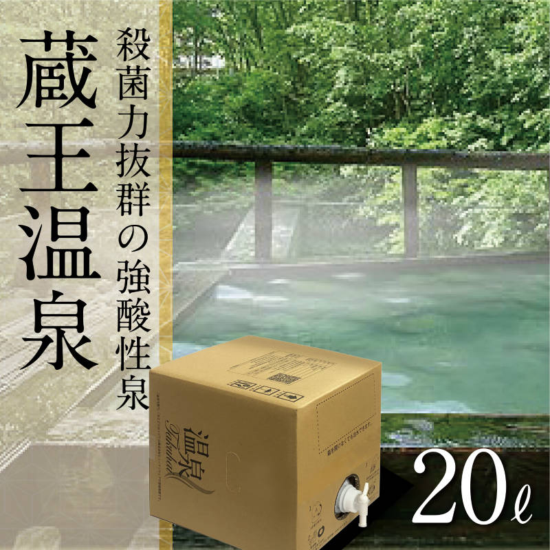 温泉宅配】【蔵王温泉 2L×6本ペットボトル】源泉100％ 自宅で楽しむ